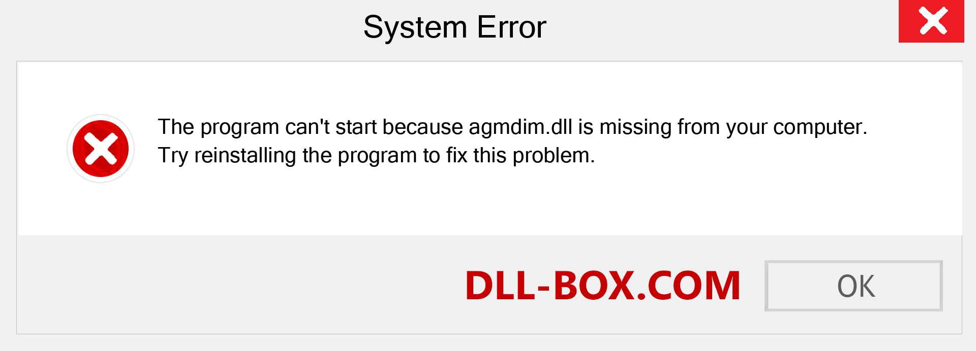  agmdim.dll file is missing?. Download for Windows 7, 8, 10 - Fix  agmdim dll Missing Error on Windows, photos, images